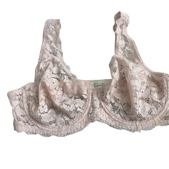Jessica Simpson Lace Underwire Bra in Pink. Size 36C. NWT. - Picture 4 of 10